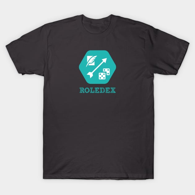 RoleDex T-Shirt by improbablekate